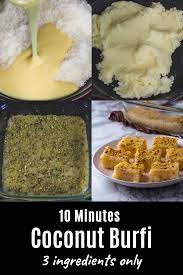 Coconut Burfi With Condensed Milk Spice Up The Curry Recipe Coconut Pulp Recipes Coconut Burfi Sweet Dishes Recipes