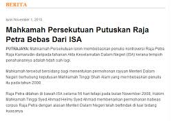 Setiap umat beragama berlomba mencari keselamatan. Raja Petra Bebas Dari Isa Mahkamah Persekutuan