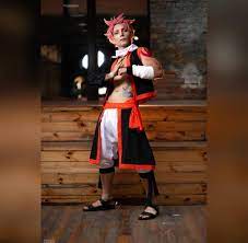 Natsu Dragneel Cosplay Costume Fairy Tail - Etsy