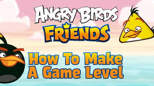 In this picture we see angry birds are at war with the pigs. Angry Birds Friends How To Make A Game Level Youtube