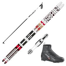 2018 rossignol evo xc 50 skis w rossignol x2 boot and poles