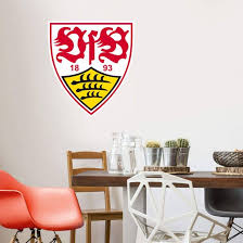 Wenn er in zukunft so jubelt wie auf seinem arm, würde sich ganz stuttgart doppelt freuen. Wandtattoo Vfb Stuttgart Logo Wandsticker Fur Vfb Fans Wall Art De