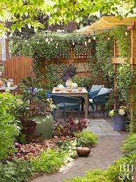 How To Choose A Size For Your Patio Small Courtyard Gardens Backyard Courtyard Gardens Design