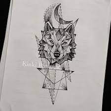 Pin Von Amber Auf Tatto Geometrischer Wolf Tattoo Wolf Tattoos Geometrischer Wolf