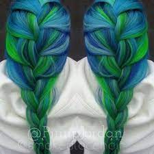 Hair Color How To Shining Shamrock By Jordan Glindmyer And Ali Boone Green Hair Colors Blue Green Hair Blue Hair
