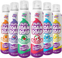 Tub Works® Fluffy Foam Soap, Variety 6 Pack | Shape, Mold & Create Bath Art  with Soft Bath Foam for Kids | Gentle, Cleansing Kids Bath Soap | ...