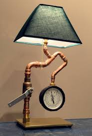 Industriallampen Industrial Design Mobel Stehlampe Mit Uhr Industrie Stil Lampen Rohrleuchte Kreative Lampen