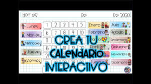La generalitat de cataluña ha publicado oficialmente en el dogc el calendario escolar del curso 2020/2021 con las fechas de. Crea Tu Calendario Interactivo Archivo De Regalo Youtube