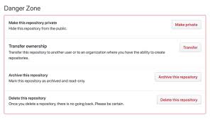 If you go to the repository's github.com page, you should see a button called admin. Github On Twitter Sometimes A Project Is Worth Saving Even If You Don T Work On It Anymore Now You Can Archive Repos As Read Only Https T Co Hilywye0es Https T Co Hny17rjqp4