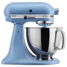 I owned the kitchenaid classic mixer for 20 years and by the way my daughter is still using it. Kitchenaid Artisan Series 5 Quart Tilt Head Stand Mixer Matte Vintage Blue Ksm150psvb Walmart Com Walmart Com