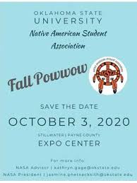 Oklahoma State University Fall Powwow Pow Wow Calendar