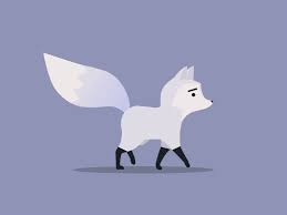Snowfox Walk Cycle By Jonathan Dahl Design Popular Dribbble Shots Animation Cool Animations Fox Art Animation
