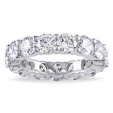 Find charming white gold plated at the most affordable prices. White Gold Plated Luxury Cz Eternity Band Overstock 17825374
