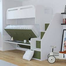 Jessie Twin Over Full Landscape Bunk Bed With Stair Storage Desk Green Cool Bunk Beds Bunk Beds For Sale Kids Bunk Beds