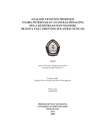 Surat perjanjian usaha tersebut membahas tentang usaha peternakan ayam. Https Core Ac Uk Download Pdf 11718447 Pdf
