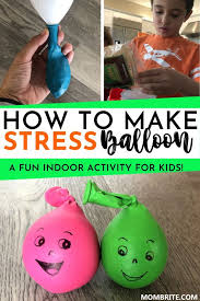 How To Make Stress Balloon Fun Indoor Activity For Kids In 2020 Stress Balloons Fun Indoor Activities Kids Activities At Home