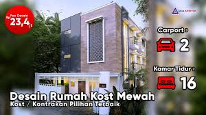 Dengan begitu anda harus membangun anak tangga atau lift untuk mengakses setiap lantai. Desain Rumah Kost 3 Lantai Mewah Pilihan Terbaik Di Kota Jakarta Selatan Youtube