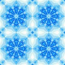 Geometric floral seamless pattern with trendy scandinavian style monochrome color vector illustration ready for fabric fashion textile print and wallpaper art. Seamless Fractal Based Tile With A Flower Or Mandala Design In Stock Photo Picture And Royalty Free Image Image 69768257