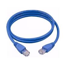 Cabo De Rede Ethernet Lan Rj45 Cat 6 Utp Azul 3 Metros Leroy Merlin