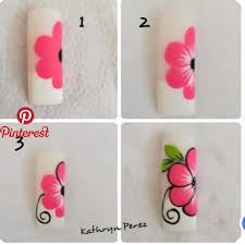También pueden utilizarse pétalos en relieve o perlitas haciendo la forma de una flor. Pin By Barbyz Roman On Flores Paso A Paso In 2021 Daisy Nail Art Nail Designs Nail Art Tutorial