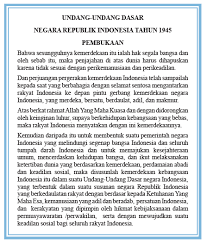 Ringkasan Materi Ppkn Kelas 9 Bab 2 Pembukaan Undang Undang Dasar Negara Republik Indonesia Tahun 1945 Cecepgaos Com