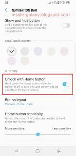 Just before the galaxy s8 and s8 plus make their way to consumers, samsung has removed the ability to remap the bixby button. Inside Galaxy Samsung Galaxy S8 How To Enable And Use Unlock With Home Button Feature In Android 7 0 Nougat