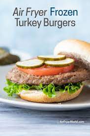 Air Fryer Frozen Turkey Burgers Patties Quick Healthy | Air Fryer Worl