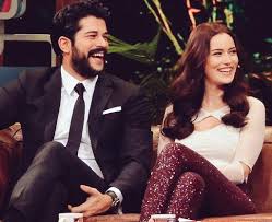 Fahriye Evcen Burak Ozcivit Celebrities Famous Couples Actor Model
