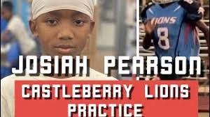 Josiah Pearson AKA “FLASH” Castleberry Lions Practice Highlights
