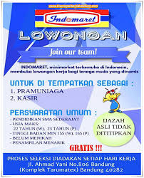 Loker pikiran rakyat hari ini bandung. Lowongan Kerja Pramuniaga Kasir Indomaret Bandung Lowongan Kerja Bandung Lowongankerjabandung Com