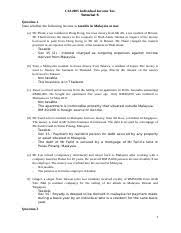 If this sounds unfamiliar to you, don't sweat it, as we the state government's land office or pejabat tanah dan galian (ptg) would assess and evaluate the land on which the property is upon, and bill the. Tutorial 5 Docx Cia2005 Individual Income Tax Tutorial 5 Question 1 State Whether The Following Income Is Taxable In Malaysia Or Not A Mr Tham A Tax Course Hero