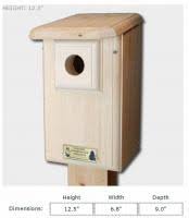 Made in usa from all natural western red cedar. Nature S Way Cedar Bluebird House