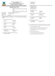 Check spelling or type a new query. Contoh Soal Latihan Persiapan Uas Sd Kelas 1 2 3 4 5 6 Tahun Ajar 2016