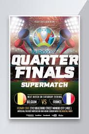 Bei der em 2021 treten 24 nationen in der endrunde gegeneinander an. Euro 2021 Quartal Final Match Poster Vorlage Vorlage Psd Gratis Herunterladen Pikbest