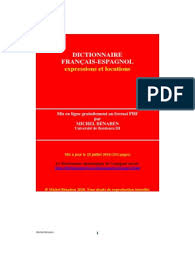 Dictionnaire Francais Espagnol Dictionnaire Langues