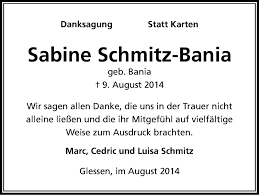 Sieh dir an, was sabine schmitz (schmitzsabine41) auf pinterest, der weltweit größten sammlung von ideen, entdeckt hat. Traueranzeigen Von Sabine Schmitz Bania Wirtrauern