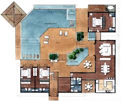 As we have mentioned that the plans we are presenting or sharing with you are not scaled it is very true, but we also ensure you that with the help of our modern luxury villa design you will get strong. Villa Floor Plans Angthong Hills Koh Samui Thailand Hillside House Plans 15358
