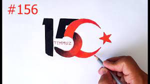 15 temmuz gecesinin karikatürleri ile birlikte çizimlerini sizler için derledik. 15 Temmuz Logo Cizimi 156 Youtube