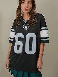 Custom las vegas raiders black jersey name & number face mask with pm2.5 filter $15.99 $26.99 custom las vegas raiders women's limited camo 2019 salute to service jersey Las Vegas Raiders Jersey Top In Black Fanatics