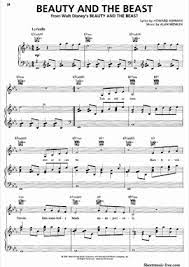 Beauty And The Beast Beauty And The Beast Free Piano Sheet Music Pdf