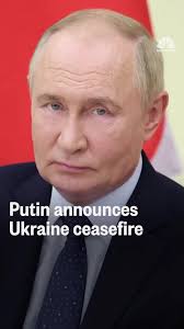 Путин объявил трехдневное перемирие в Украине