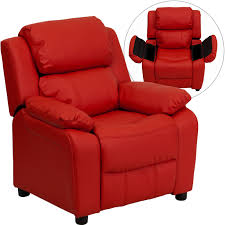 Flash Furniture Kids Vinyl Recliner With Storage Arms Multiple Colors Walmart Com Kids Recliners Vinyl Recliner Furniture Vinyl