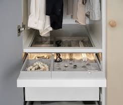 Komplement Einsatz 4 Facher Hellgrau 15x53x5 Cm Ikea Osterreich Ikea Komplement Ikea Closet Island