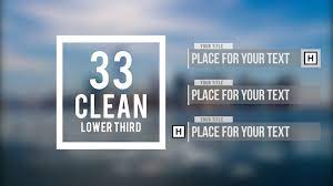 Lower thirds samsung entertainment content templates doors free paper stencils. Adobe After Effects 33 Clean Lower Third Free Template Lower Thirds After Effects Free Infographic Templates