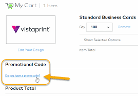 Promotions Credits Vistaprint Customer Care