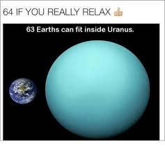63 Earths Can Fit Inside Uranus Wtf Fun Facts Uranus Fun Facts