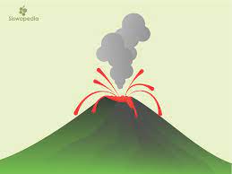 Awan panas adalah istilah yang digunakan untuk menyebut gabungan dari batu, kerikil, abu, dan pasir dalam suatu masa vulkanik panas. Material Yang Dikeluarkan Saat Erupsi Gunung Api