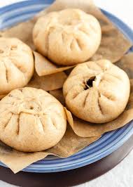Black Sesame Whole Wheat Steamed Buns Super Nummy Recipe Steamed Buns Black Sesame Food Processor Recipes
