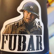 Saving Private Ryan WWII Movie “FUBAR” Vinyl Weatherproof Sticker - Etsy UK