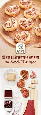 Susse Blatterteigherzen Fur Vatertag Valentinstag Backen Valentinstag Essen Valentinstag Kochen